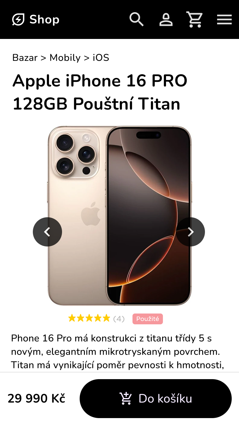 UX řešení